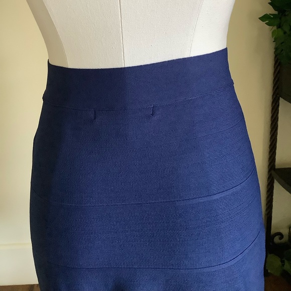 Royal Blue Bandage Skirt - Picture 3 of 10